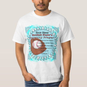 T-shirt Prière de sérénité de baseball