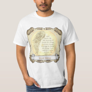 T-shirt Prière de sérénité de l'ange