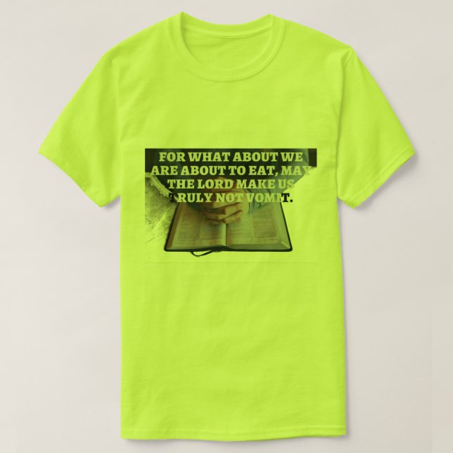 T-SHIRT PRIÈRE DE VOMIT (Design devant)