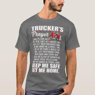 T-shirt Prière des camions Gardez-moi en sécurité Obtenez-