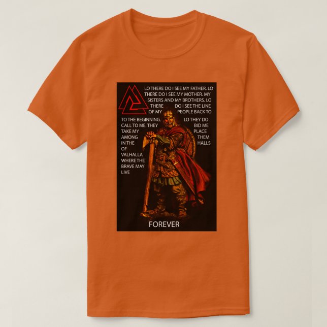 T-shirt prière des païens (Design devant)