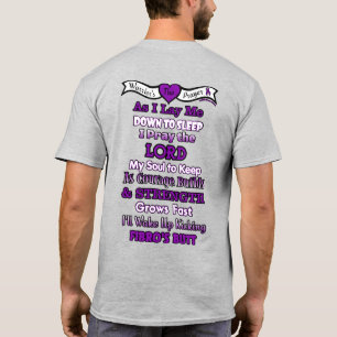 T-shirt Prière du guerrier...Fibro