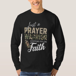 T-shirt Prière Guerrier Catholique Religieux Christ chréti