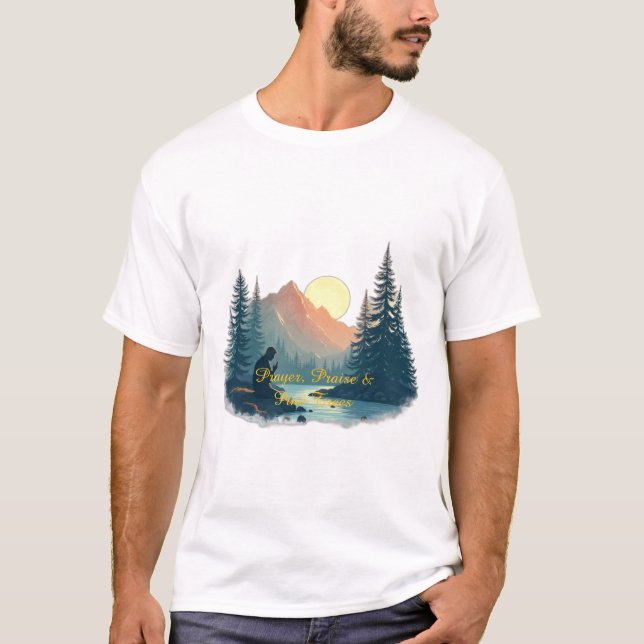 T-shirt Prière, Louange & Pins (Devant)