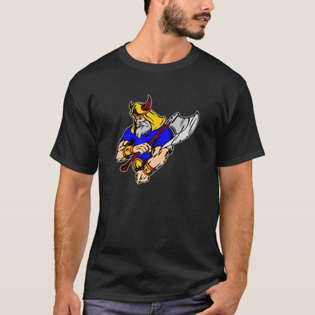 T-shirt Prière noire de Viking (Devant)