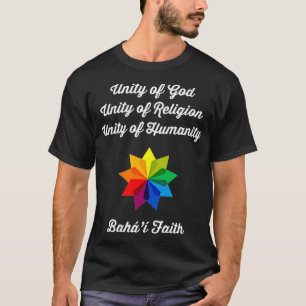 T-shirt Prière religieuse bahaïe Citation de la foi bahaïe