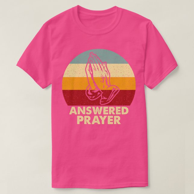 T-shirt Prière Rétro (Design devant)