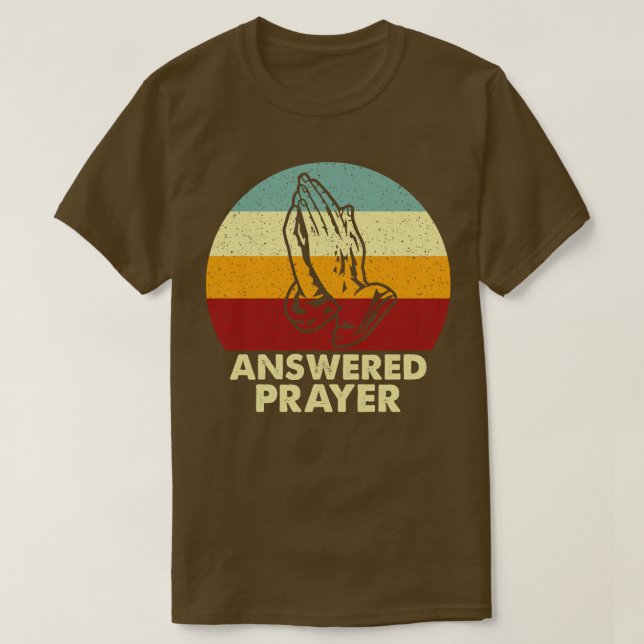 T-shirt Prière Rétro (Design devant)