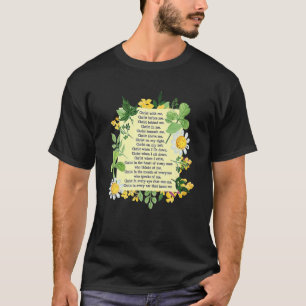 T-shirt Prière Saint Patrick Breastplate Cathol de la Fê