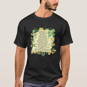 T-shirt Prière Saint Patrick Breastplate Cathol de la Fê