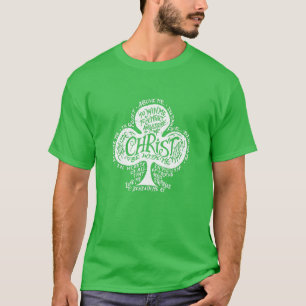 T-shirt Prière Saint Patrick's Breastplate Catholique Ver