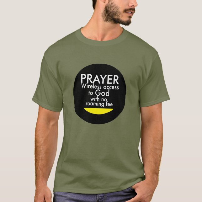 T-shirt Prière - sans fil (Devant)