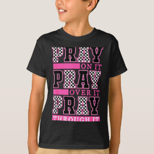 T-shirt Priez dessus Priez par dessus Priez à travers Rétr