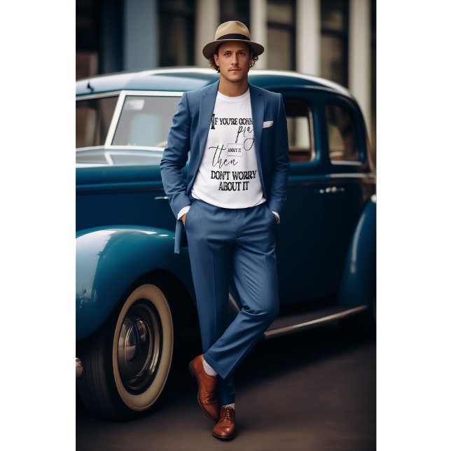 T-shirt Priez et ne vous inquiétez pas la foi chrétienne I (A bold tee for men who pray, stay focused, and keep their peace on lock—no stress, just faith.)