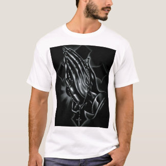 T-shirt Priez les mains