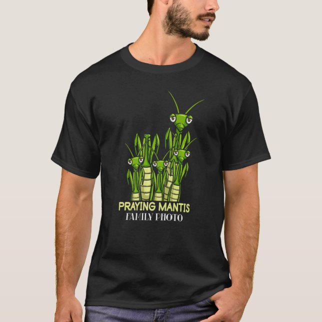 T-shirt Priez Mantis Entomologiste futur Insecte (Devant)