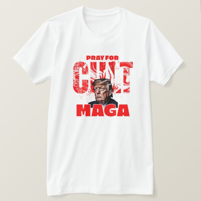 T-shirt Priez pour Cult MAGA (Design devant)
