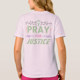 T-shirt Priez pour la justice