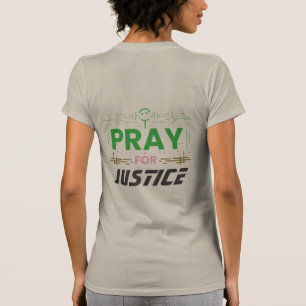 T-shirt Priez pour la justice