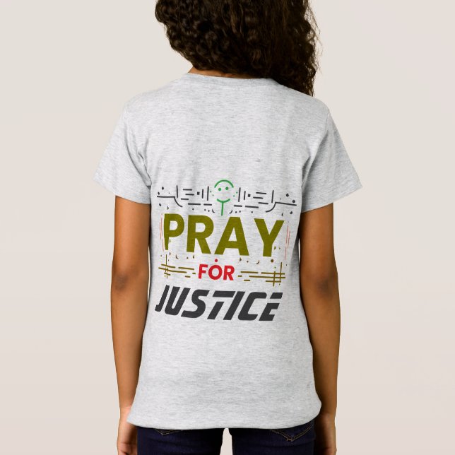 T-Shirt Priez pour la justice (Dos)