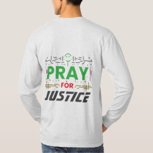T-shirt Priez pour la justice