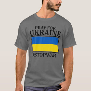 T-shirt Priez Pour La Paix Et Non La Guerre Arrêtez La Gue