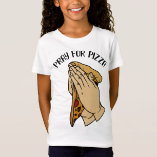 T-Shirt Priez pour la pizza, Amoureux de la pizza