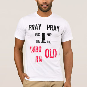 T-shirt Priez pour le à venir, priez pour le vieux