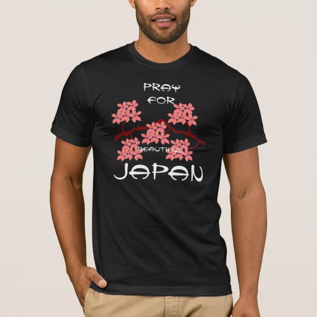 T-SHIRT PRIEZ POUR LE BEAU JAPON (Devant)