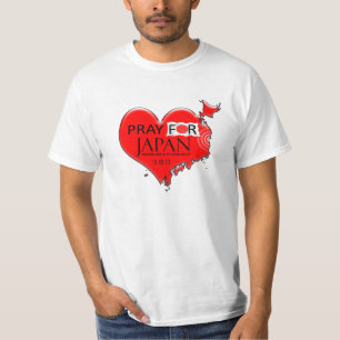 T-SHIRT PRIEZ POUR LE JAPON