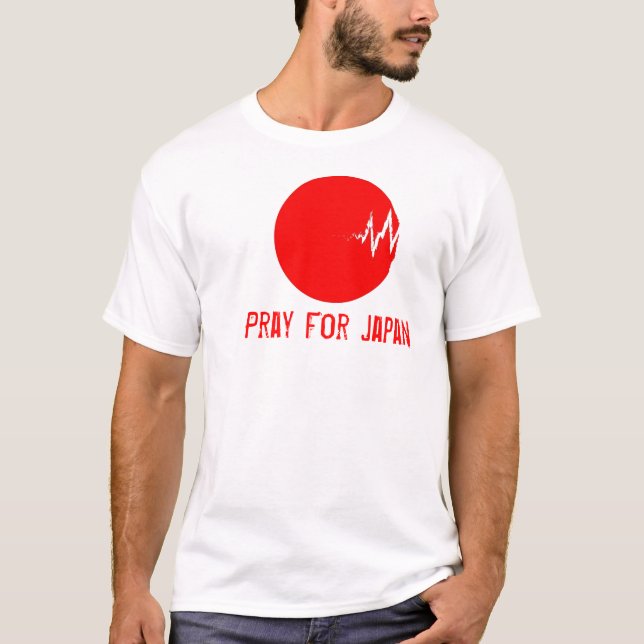 T-shirt Priez pour le Japon (Devant)