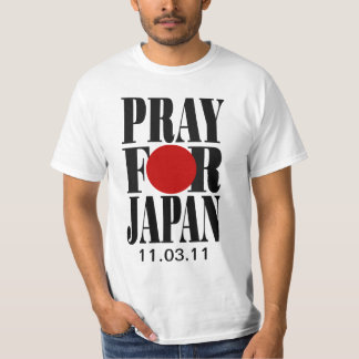 T-shirt Priez pour le Japon