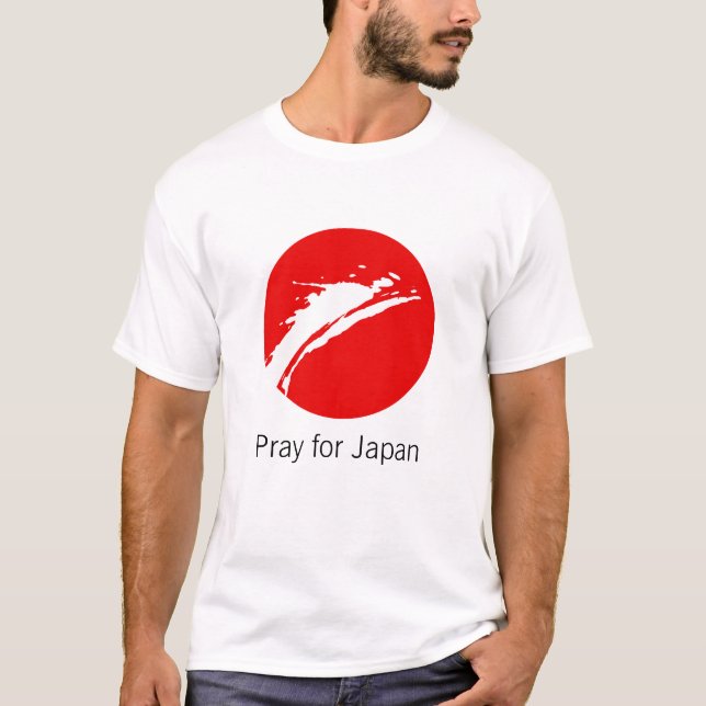 T-shirt Priez pour le Japon (Devant)