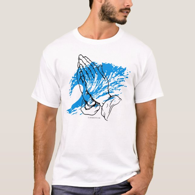 T-shirt Priez pour le Surf (Devant)