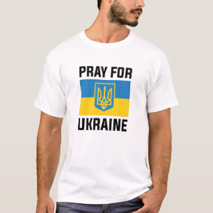 T-shirt Priez Pour L'Ukraine