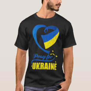 T-shirt Priez pour l'Ukraine Premium