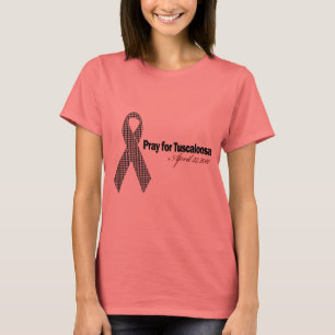 T-shirt Priez pour Tuscaloosa Alabama (Houndstooth)