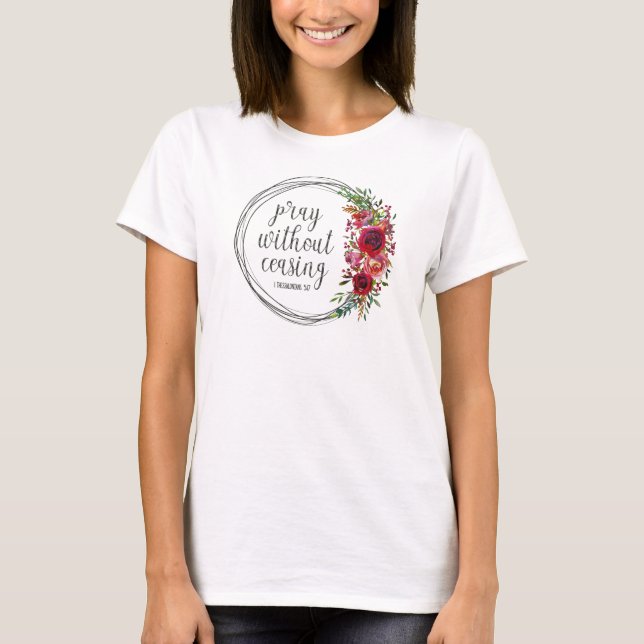 T-shirt Priez Sans Cesse (Devant)