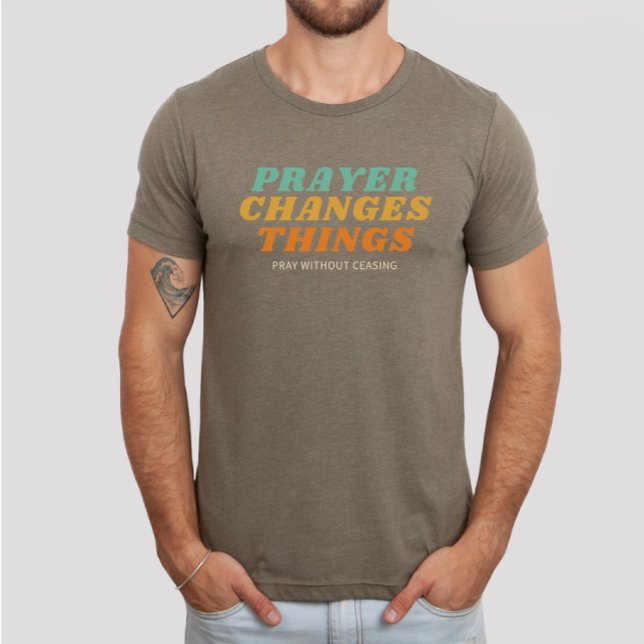 T-shirt Priez Sans Cesser Bible Verse Christian (Créateur téléchargé)