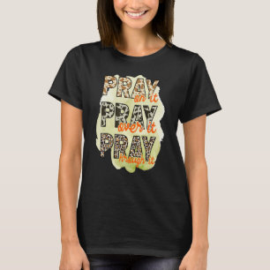 T-shirt Priez Sur Elle Priez À Travers Elle Leopard Ch