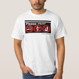 T-shirt "PRIEZ svp" la chemise