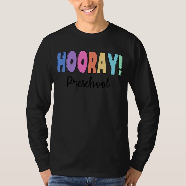 T-shirt Primaire Pour Enseignants Premier Jour À L'École (Devant)