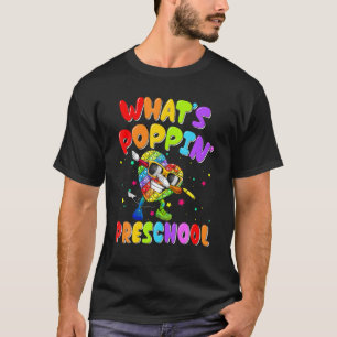 T-shirt Primaire Premier Jour De L'École Dabbing Pop It Fi
