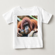 T-SHIRT PRIMATE D'ORANGATANG INFANTS