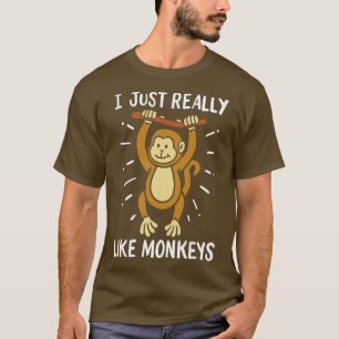T-shirt Primate du singe singe