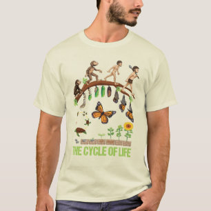 T-shirt Primats d'évolution de la vie à équiper, papill