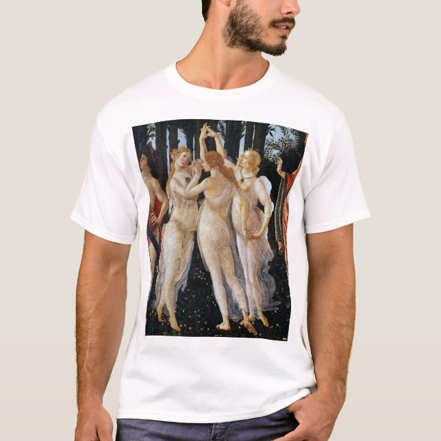 T-shirt Primavera (détail), Sandro Botticelli, 1482 (Devant)