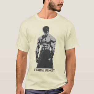 T-shirt Prime Beast Gym Shirt Anime Bodybuilder Aesthetic