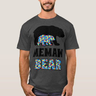 T-shirt Prime de Sensibilisation sur l'autisme d'ours de m
