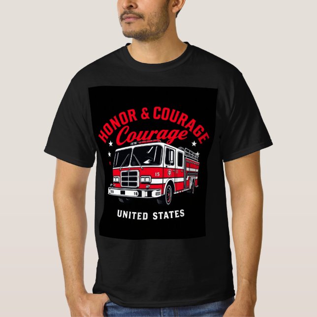 T-shirt Prime d'honneur et de courage (Devant)